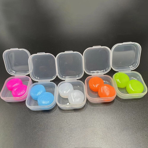 2 Tapones Para Los Oídos, Orejeras De Silicona Blanda Con Ai