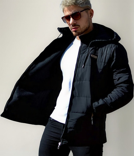 Campera Hombre Impermeable Y Polar