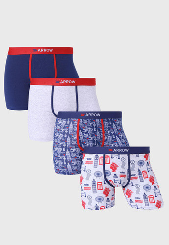 Boxer 4 Unidades Design Arrow Bo42334gr