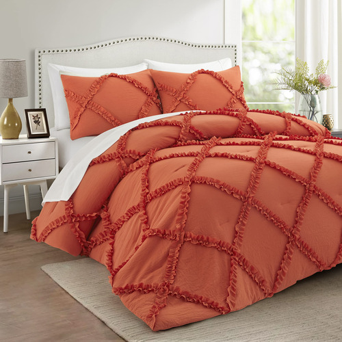 Juego De Edredón Tamaño King - Conjunto De Ropa De Cama De