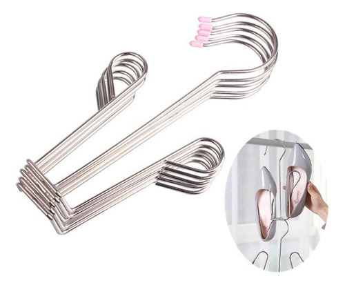 Colgador De Zapatos De Acero Inoxidable De 5 Piezas Para Sec