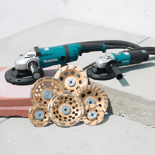 Makita A-96425 - Rueda De Copa De Diamante Antivibración, 24 Segmentos, 7 Pulgadas