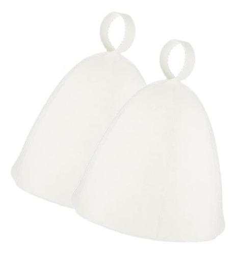 2 Gorros De Sauna, Gorros De , Gorros De 2 Piezas Blancas