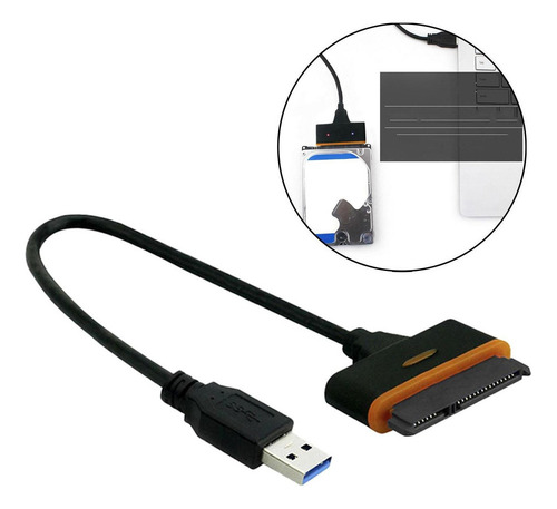 E Adaptador Usb 3.0 Cable De Lector De Disco Duro De 2.5 6
