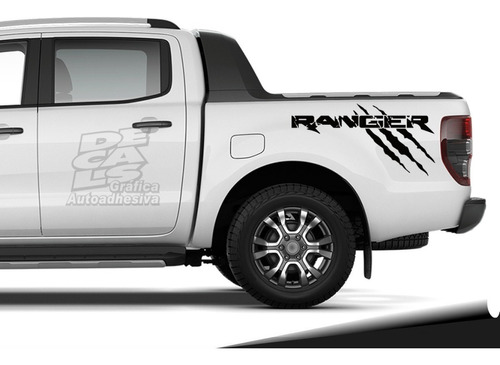 Calco Ford Ranger Scratch Juego + Capot Raptor