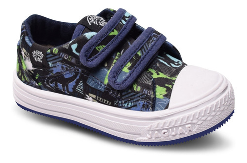 Imagen 4 de 6 de Zapatillas Jaguar Oficial Con Abrojo Art. #149 27 Al 33 Urbanas Niños
