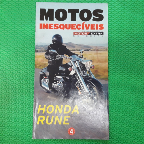 Revista Motos Inesquecíveis Motor Extra Honda Rune Nº 4