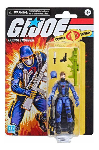 G.i. Joe Retro Cobra Trooper (Cobra Enemy) - Figura de ação