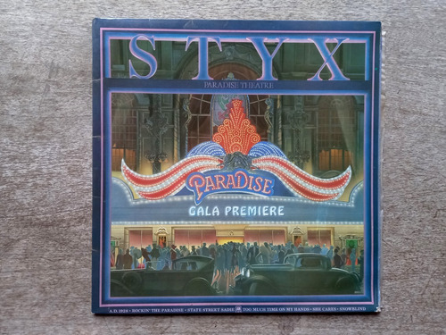 Disco Lp Styx - Paradise Theatre (1981) España Holograma R10