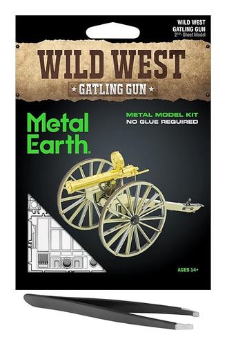 Metal Wild Gatling Gun Kit Modelo Metal Con