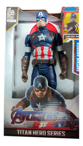 Muñecos Figura Avengers 30cm Articulada Sonido Niños Marvel