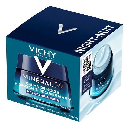 Crema Reparadora De Noche 89 Melatonina 50 Ml Vichy Minéral