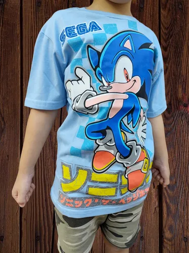 Remeras sonic para niños deals