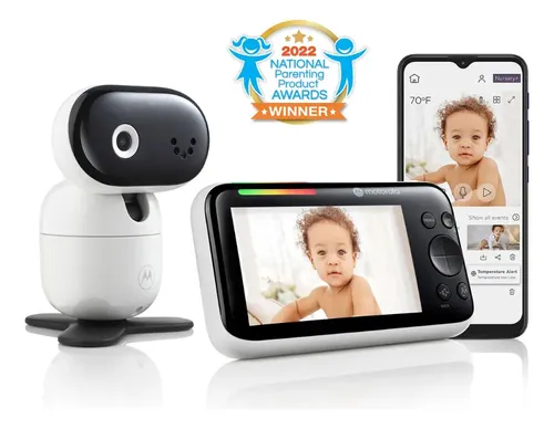 Babá Eletrônica Motorola Hd Monitor 5 C/ Zoom Wi-fi Pip1510