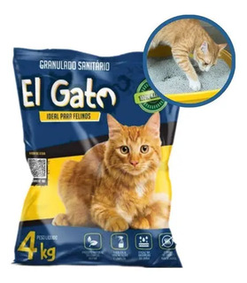 Areia Sanitária Granulado El Gato 4kg Pet