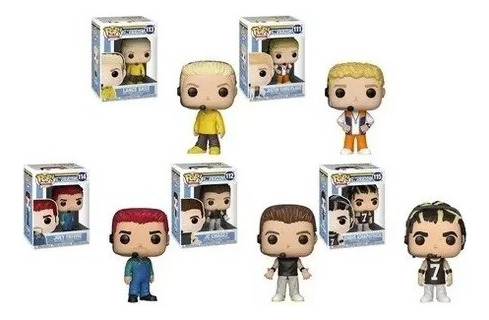 Set De 5 Funkos Nsync Funko Pop Rocks