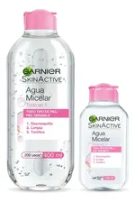 Kit Garnier Skin Active Agua Micelar Todo En 1 400ml Y 100ml