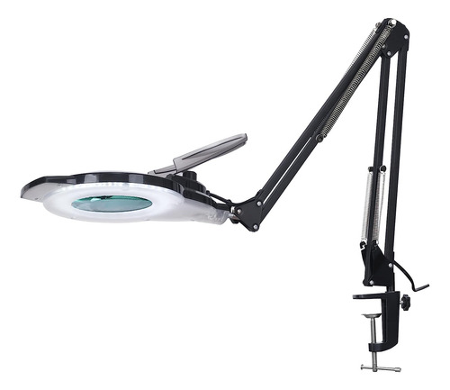 Lámpara De Pie Led De Lupa Con Abrazadera 1200 Lúmenes
