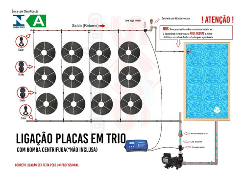 Aquecedor Solar - Placa Clima P/ Piscinas Ate 30 Mil Litros