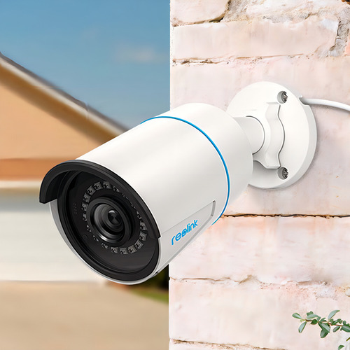 Cámara De Seguridad Exterior Ip Poe Rlc-510a Reolink Color Blanco