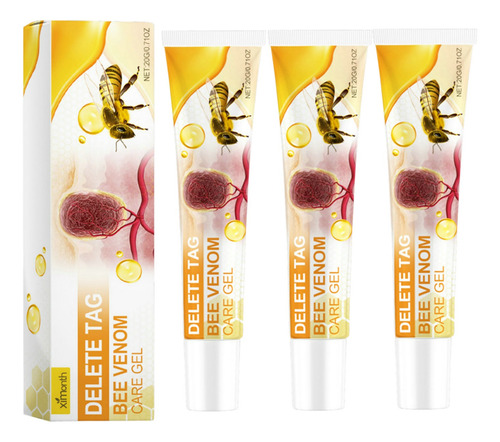 3×crema Verrugas Veneno Abeja 20g A
