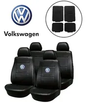 Comprar Fundas Asiento Cuerina P Vw Gol Trend Voyage Alfombra 4 Pzs