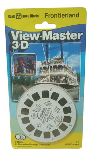Juguete Antiguo View Master Disney World Blister 3 Reels E