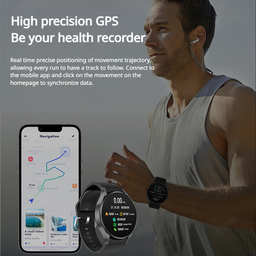 Reloj Inteligente Hombre Gps Smartwatch Llamada Bt