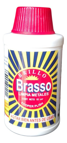 Limpia Metales Liquido Brasso X 83ml  -  Transparente