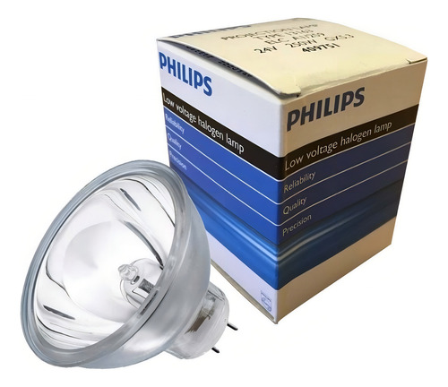 Lâmpada Philips 13163 = Osram 64653 Elc 24V 250W Gx 5.3 Cor da luz: branco brilhante