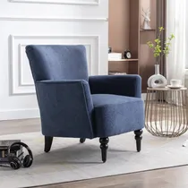 Comprar Lumisol-sofa Moderno Superficie Lino Sillon Ocio Pata Madera
