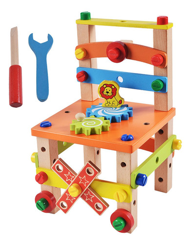 Construye Tu Silla De Juguetes Montessori, Conjunto Estilo1