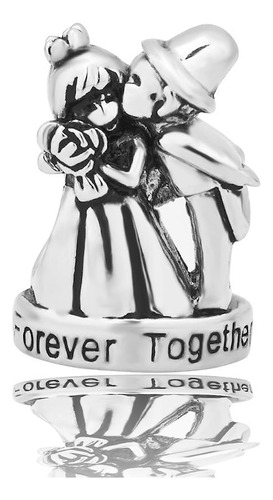 Lovelyjewelry Valentine's Day Wedding Charm Bride & Groom Lo