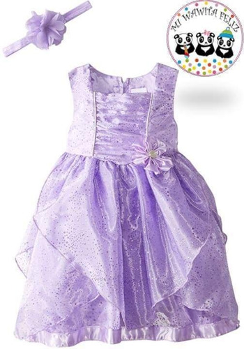 Vestido Fiesta Disfraz Princesa Sofía Talla 3 Disney Usa