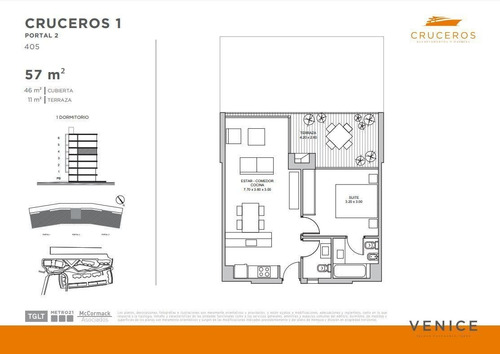 Imagen 2 de 30 de 2 Ambientes Venice Tigre - Solis Y Rio Lujan