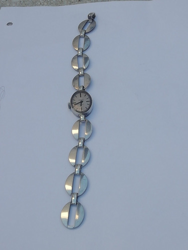 Reloj De Plata Antiguo A Cuerda. (Usado)