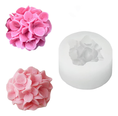 Molde De Silicona Flores 3d Especial Para Velas, Jabones