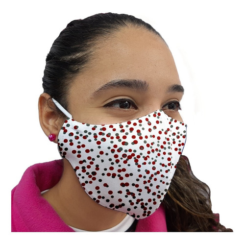 Imagen 10 de 10 de Pack 50 Mascarillas Tela Clinica Antifluidos Reutilizable