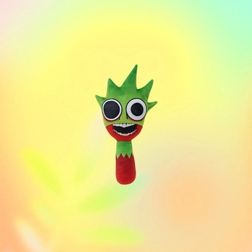 W Peluches Sprunki Rhythmbox Green Tentacle Aliens, 10