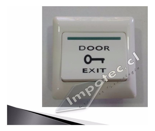 Botón Salida Botón Exit Pulsador 12-250 Volt / Impotec
