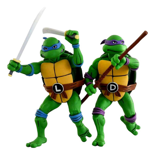 Leonardo Y Donatello Teenage Mutant Ninja Turtles Neca