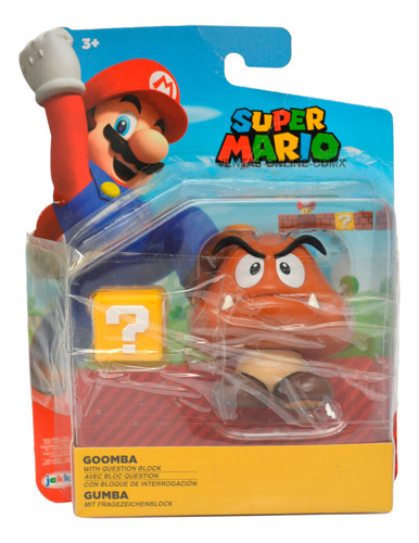 Figura Goomba Super Mario World Nintendo Jakks