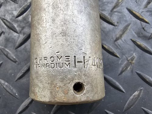 Dado Herramienta 1 1/4 Hexagonal Chome Vanadium Entrada 1/2 (Usado)