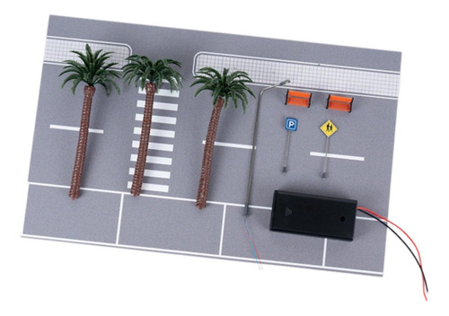 1/64 Modelo De Escena De Carretera Diorama De Garaje,