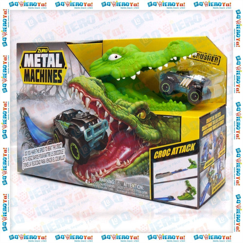 Imagen 7 de 9 de Pista Zuru Cocodrilo Metal Machines Cocodrile 6718 Auto