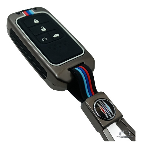 Capa De Chave Premium De Zinco Para Honda Cr-v Civic Pilot