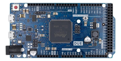 Arduino Compatible Placa De Desarrollo Due R3 At91sam3x8e Arm 512 Kb Flash Micro Usb Con Cable