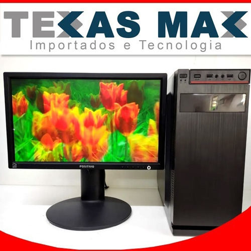 Imagem 1 de 9 de Cpu Desktop Texas I3, 4 Gigas + Monitor 17 E 250 De Hd