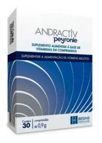 Andractiv Peyronie Suplemento 30 Comprimidos Sem Sabor Sem Sabor