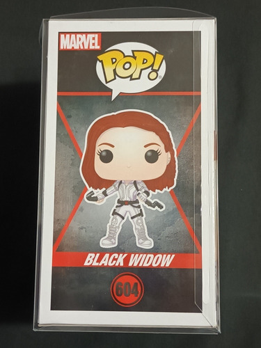 Funko Marvel Black Widow #604 White Suit Traje Blanco